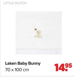 Promotie: Laken Baby Bunny