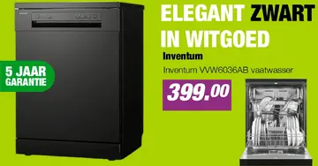 Aanbieding: Inventum VVW6036AB vaatwasser