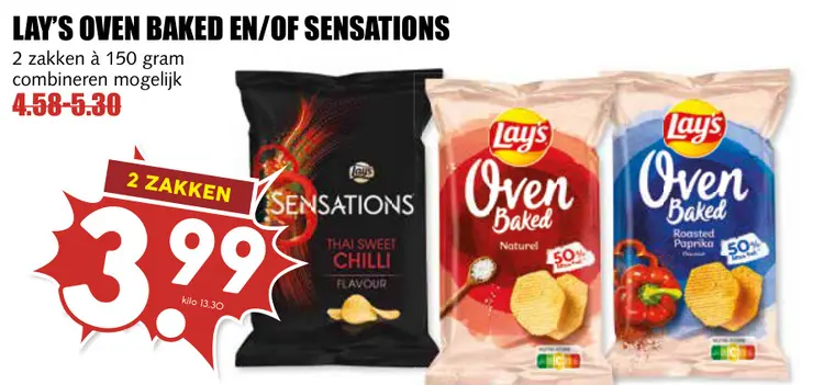 Aanbieding: Oven baked en/of Sensations