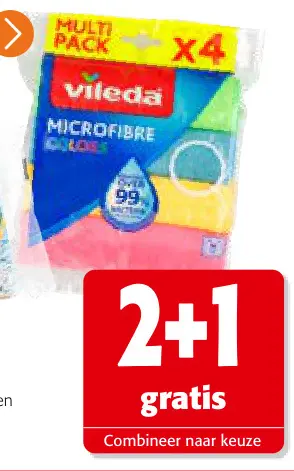 Promotie: Vileda Microfibre Colors