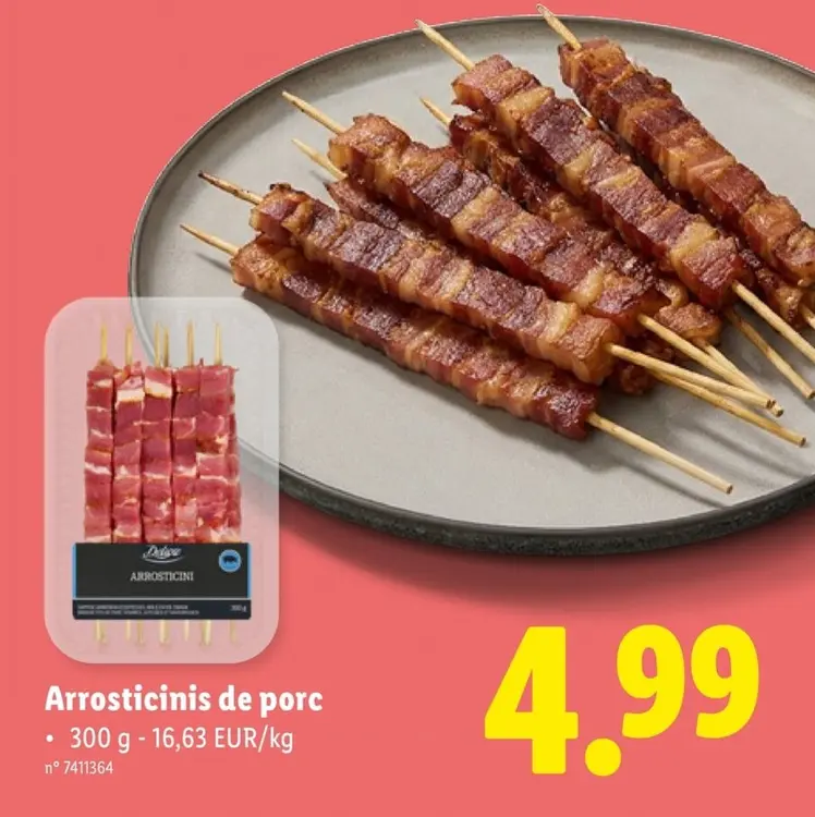 Offre: Arrosticinis de porc