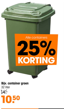 Aanbieding: Container Antraciet 32 l