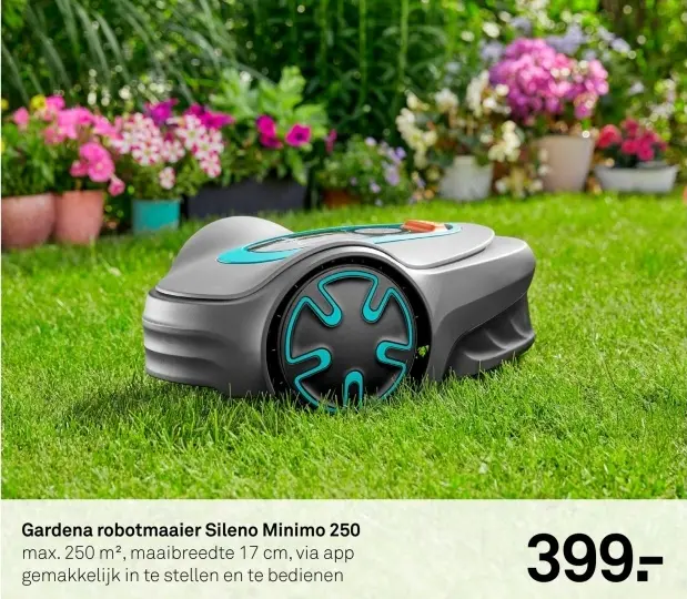 Aanbieding: Robotmaaier Sileno Minimo 250