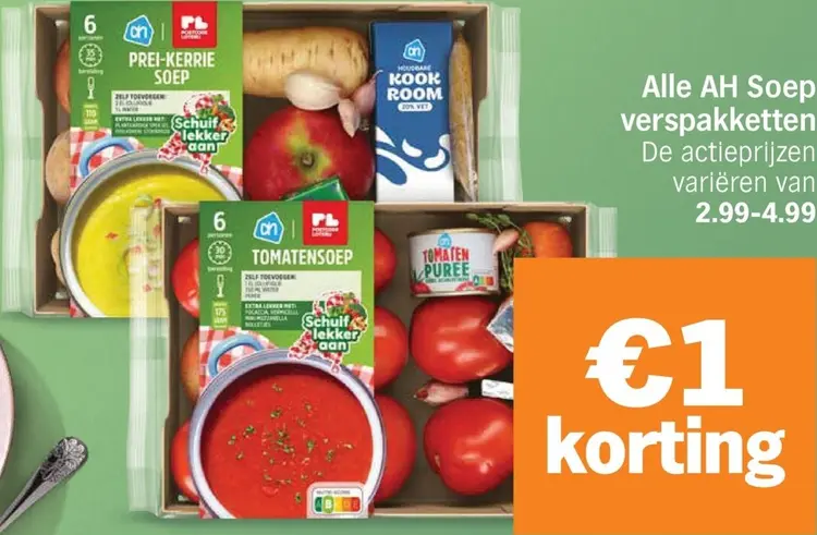 Aanbieding: Soep verspakketten