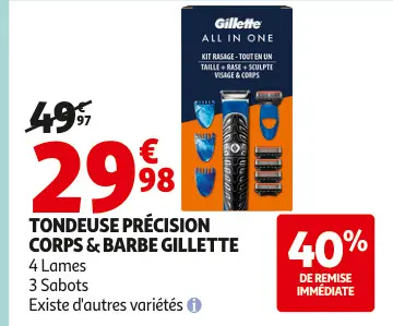 Aanbieding: Tondeuse précision corps & barbe