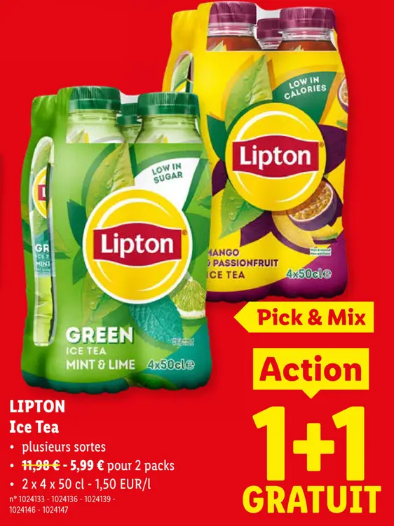 Offre: Ice Tea