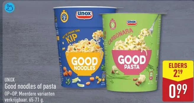 Aanbieding: Good noodles of pasta