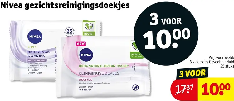 Promotie: Gezichtsreinigingsdoekjes