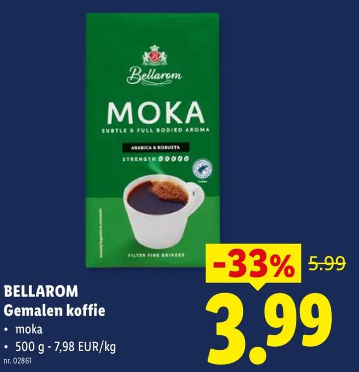 Promotie: Gemalen koffie