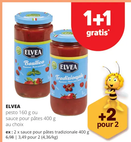 Offre: Pesto ou sauce pour pâtes