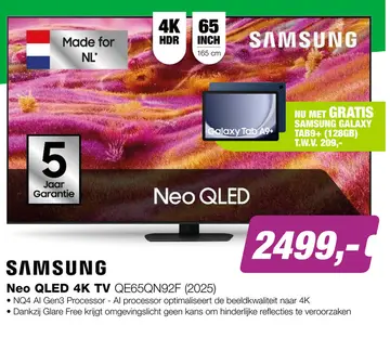Aanbieding: Samsung Neo QLED 4K QE65QN92F TV (2025)