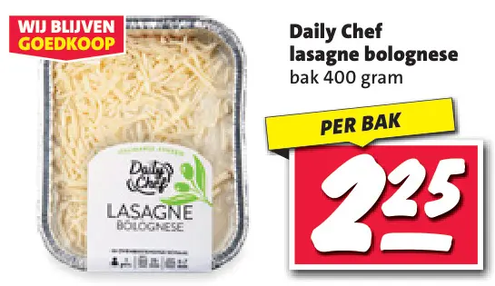 Aanbieding: lasagne bolognese