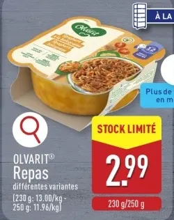 Offre: Repas