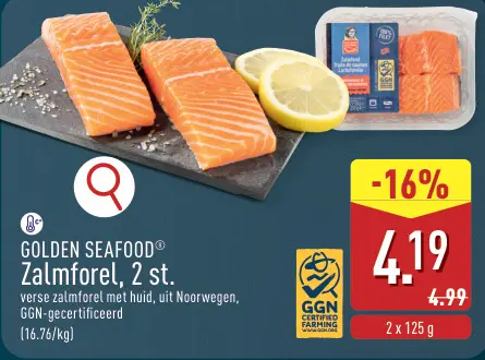 Promotie: GOLDEN SEAFOOD® Zalmforel, 2 st.