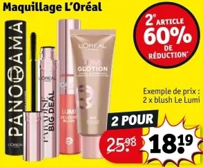 Offre: Maquillage L'Oréal