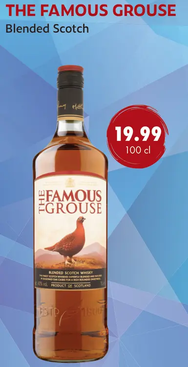 Aanbieding: The famous grouse Blended Scotch