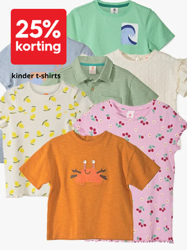 Aanbieding: kinder t-shirts