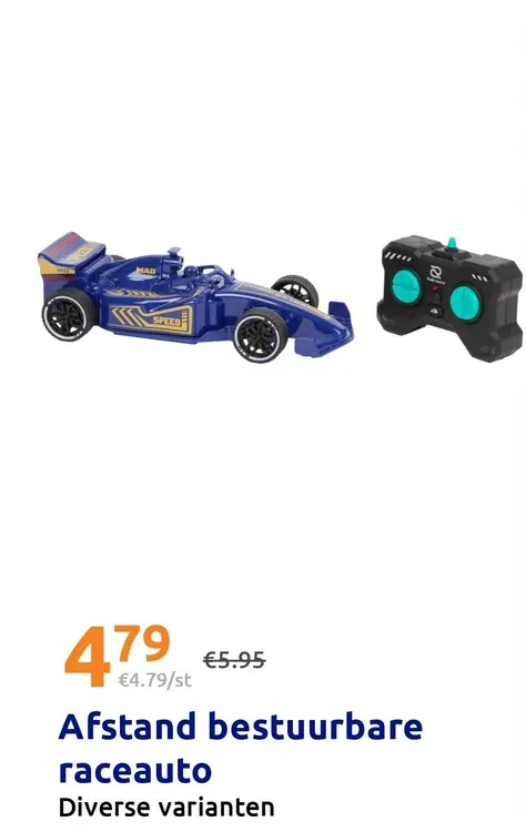 Promotie: Afstand bestuurbare raceauto
