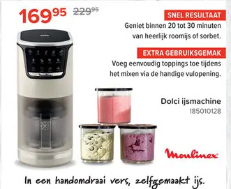 Promotie: Dolci ijsmachine