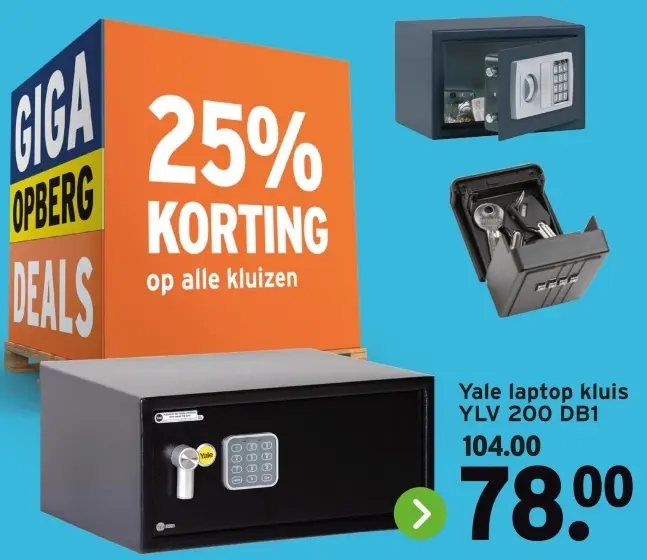 Aanbieding: laptop kluis