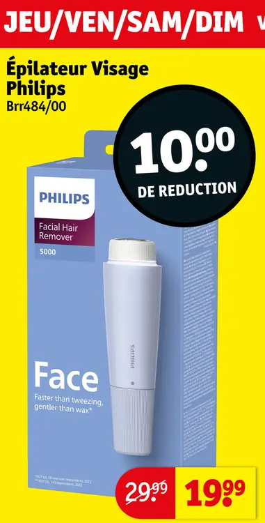 Offre: Épilateur Visage Brr484/00