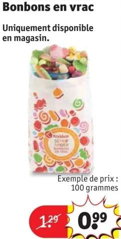 Offre: Bonbons en vrac