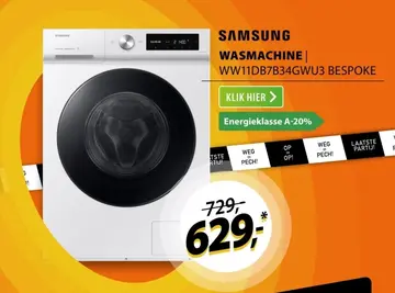 Aanbieding: Samsung wasmachine bespoke