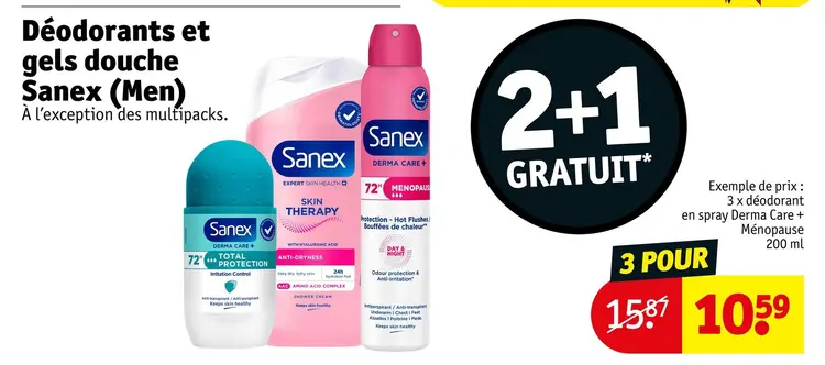 Offre: Déodorants et gels douche