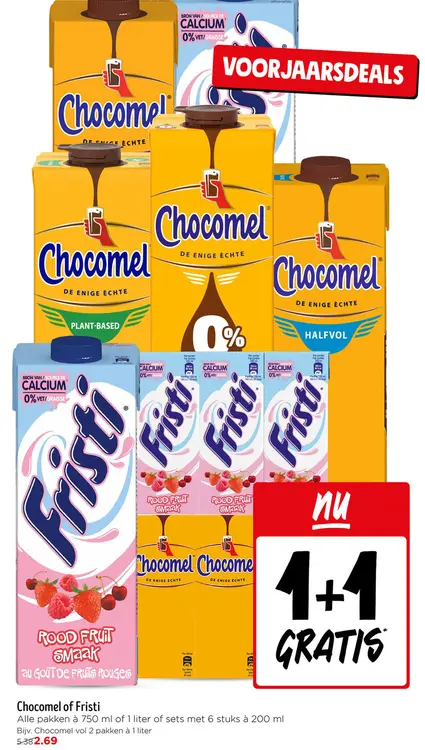 Aanbieding: Chocomel of Fristi