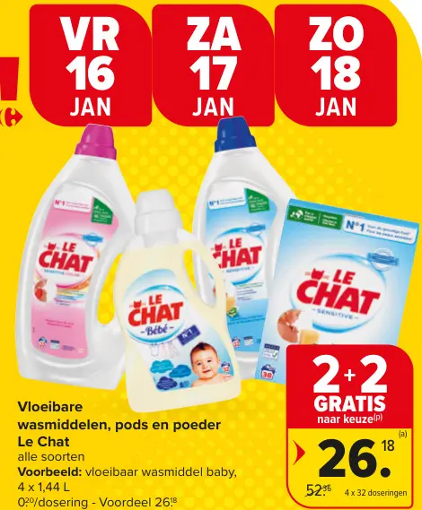 Promotie: Vloeibare wasmiddelen, pods en poeder