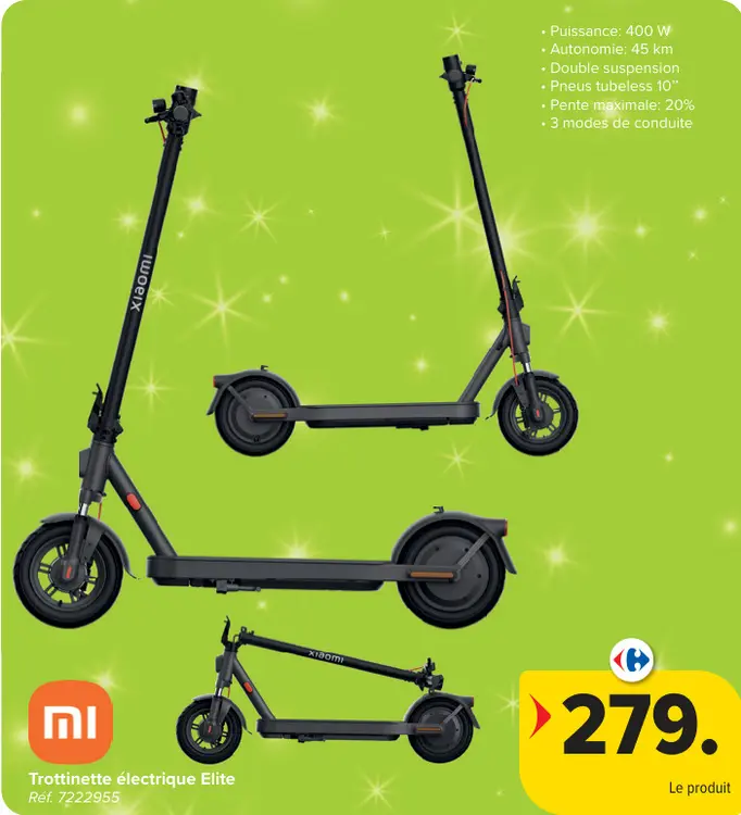 Offre: Trottinette électrique Elite