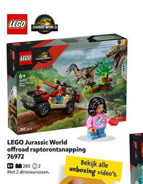 Aanbieding: LEGO Jurassic World offroad raptorontsnapping