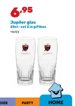 Aanbieding: Jupiler glas