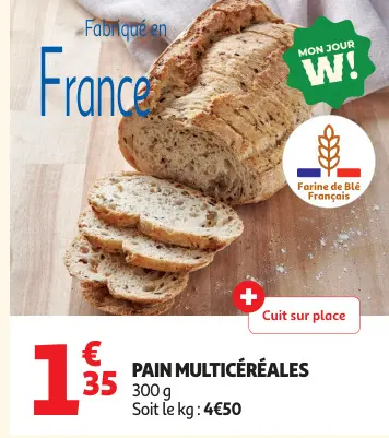 Promotie: Pain multicéréales