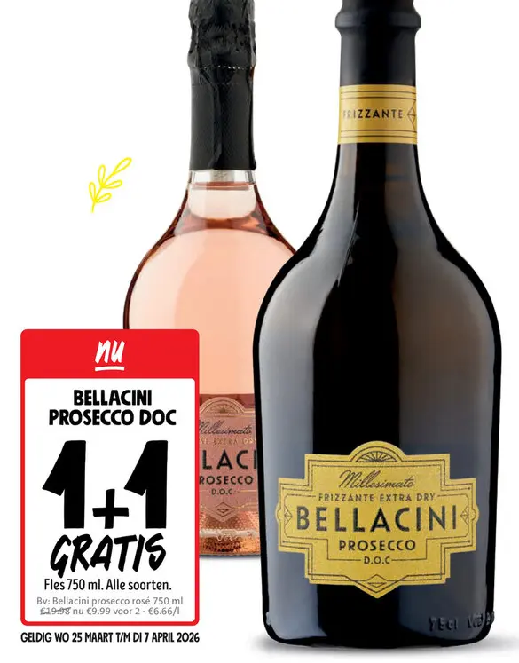 Promotie: Bellacini Prosecco DOC