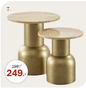 Aanbieding: Salontafelset Tulipa
