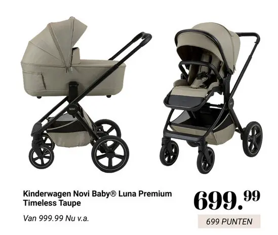 Aanbieding: Kinderwagen Novi Baby® Luna Premium Timeless