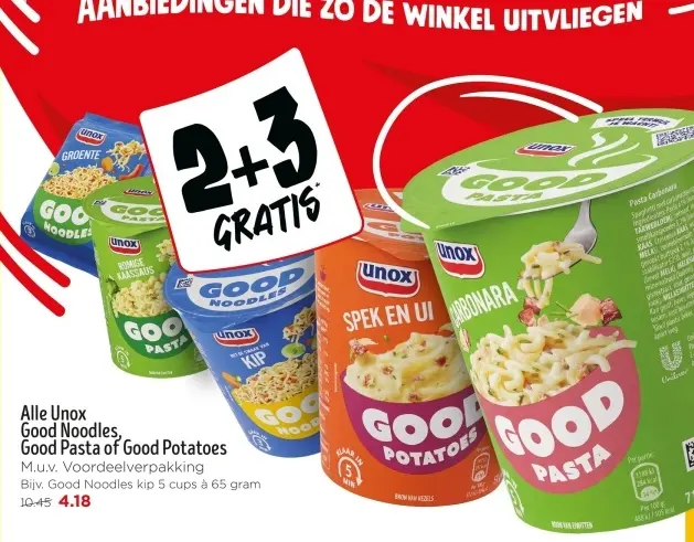 Aanbieding: Good Noodles, Good Pasta of Good Potatoes