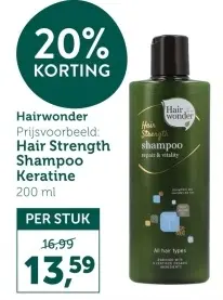 Aanbieding: Hair Strength Shampoo Keratine