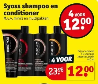 Promotie: Syoss shampoo en conditioner