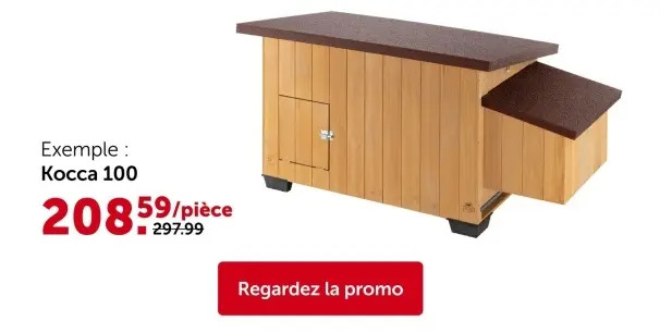Offre: Poulailler Ferplast Kocca 100