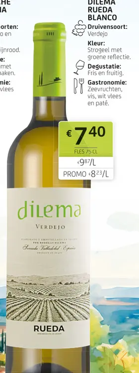 Promotie: Dilema RUEDA blanco