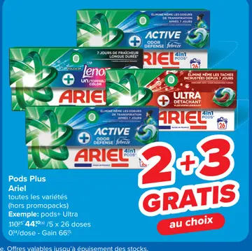 Offre: Pods Plus Ariel