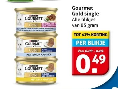 Aanbieding: Gourmet Gold single