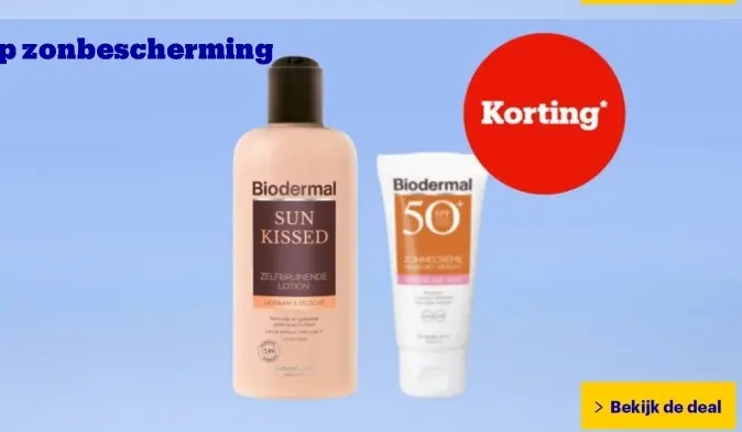 Aanbieding: Sun kissed zelfbruinende lotion & zonnecreme
