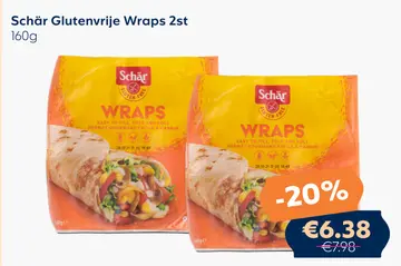 Aanbieding: Schär Glutenvrije Wraps