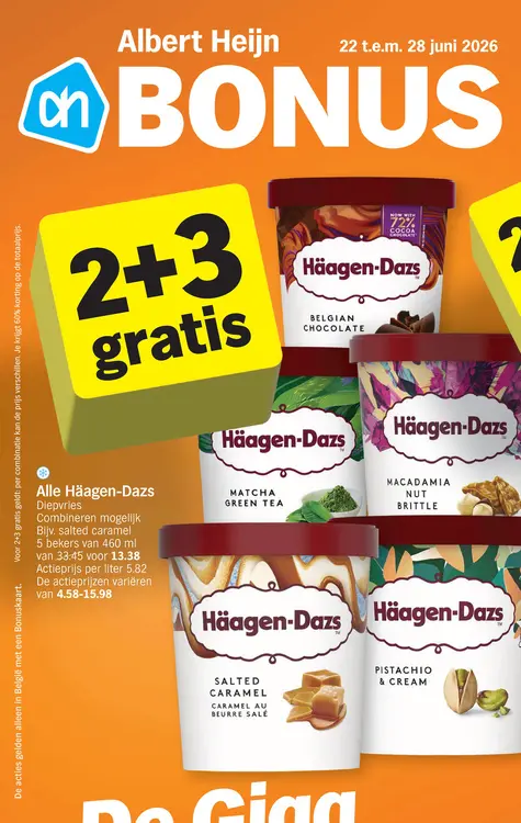 Offre: Alle Häagen-Dazs