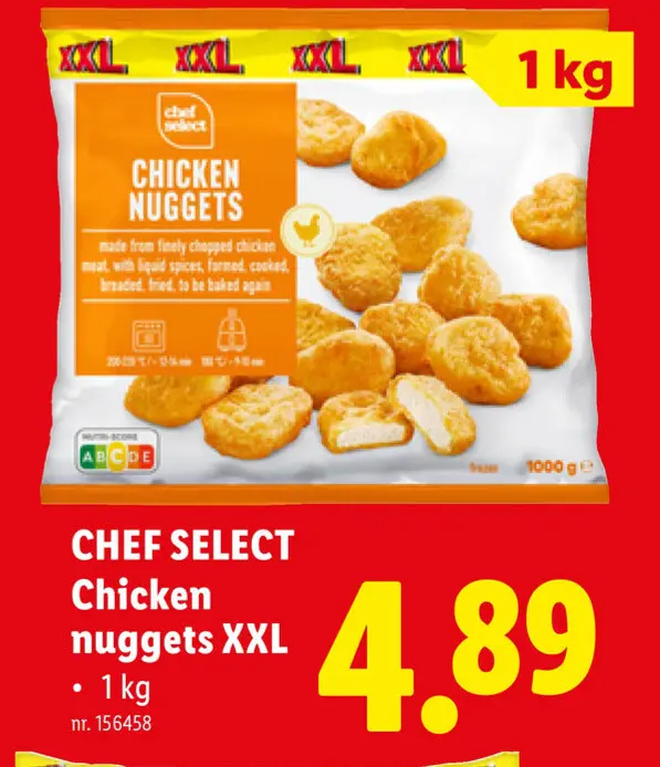 Promotie: Chicken nuggets XXL