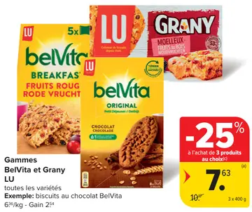 Offre: Gemmes BelVita et Grany