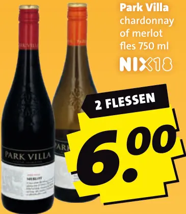 Aanbieding: Chardonnay of merlot